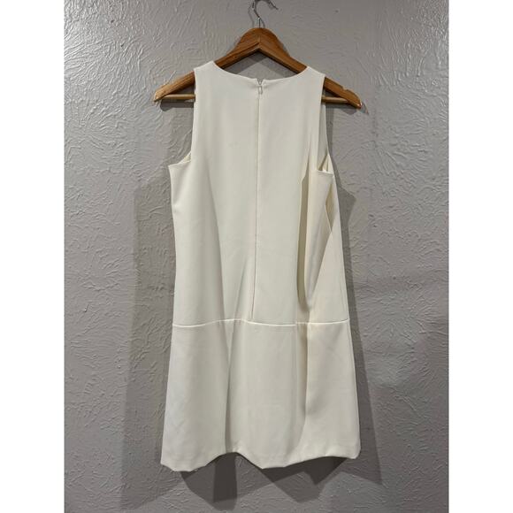 Antonio Melani Maui Refresh Winter White Sheath Dress Size 2 - Picture 8 of 9